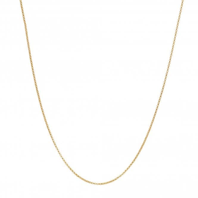 18ct Gold Plated Silver Embrace Belcher Chain - 45 - 50cm CH103Hot Diamonds x Jac JossaCH103