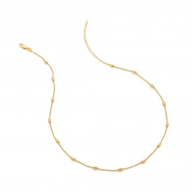 18ct Gold Plated Silver Embrace Oval Cable Chain - 40 - 45cm CH106Hot Diamonds x Jac JossaCH106