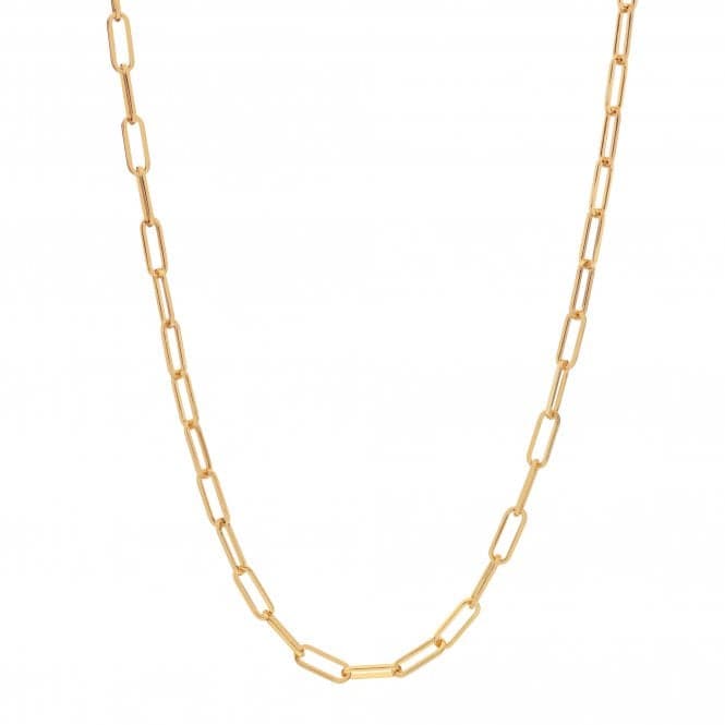 18ct Gold Plated Silver Embrace Statement Round Chain - 50cm CH112Hot Diamonds x Jac JossaCH112