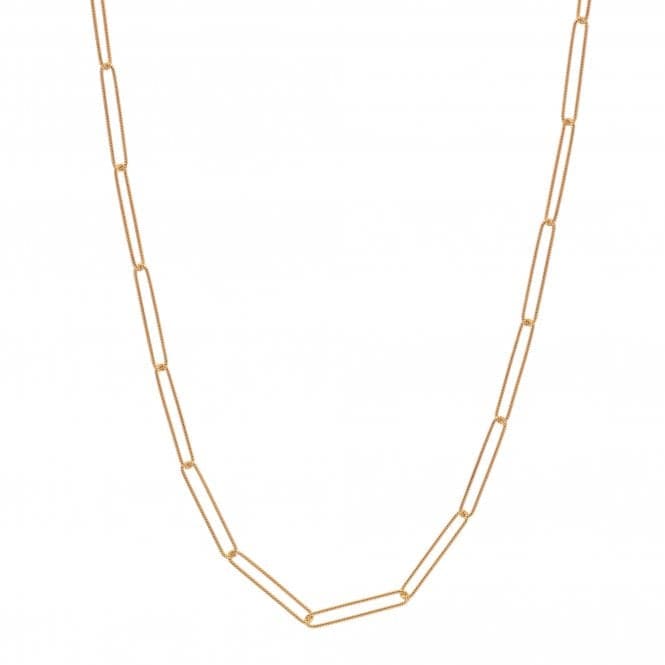 18ct Gold Plated Silver Embrace Twisted Wired Chain - 50cm CH111Hot Diamonds x Jac JossaCH111