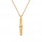 18ct Gold Plated Silver Hope Bar Pendant DP849Hot Diamonds x Jac JossaDP849