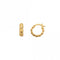 18ct Gold Plated Sterling Silver Beach Earrings DE659Hot Diamonds x Jac JossaDE659