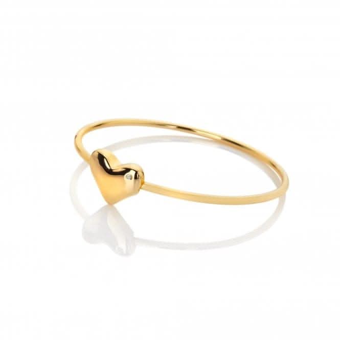18ct Gold Plated Sterling Silver Desire Bangle DC186Hot Diamonds x Jac JossaDC186