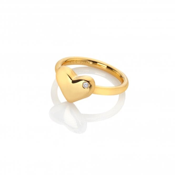 18ct Gold Plated Sterling Silver Desire Ring DR276Hot Diamonds x Jac JossaDR276/XS