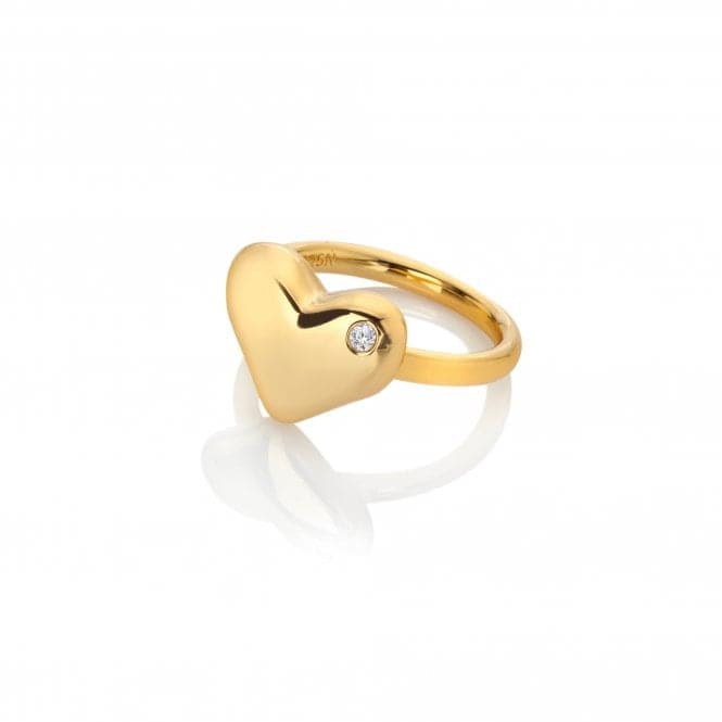 18ct Gold Plated Sterling Silver Desire Statement Ring DR277Hot Diamonds x Jac JossaDR277/XS
