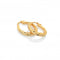 18ct Gold Plated Sterling Silver Entwine Earrings DE673Hot Diamonds x Jac JossaDE673