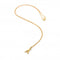 18ct Gold Plated Sterling Silver Letter A Pendant DP939Hot Diamonds x Jac JossaDP939