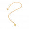 18ct Gold Plated Sterling Silver Letter D Pendant DP942Hot Diamonds x Jac JossaDP942
