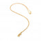 18ct Gold Plated Sterling Silver Letter E Pendant DP943Hot Diamonds x Jac JossaDP943