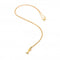 18ct Gold Plated Sterling Silver Letter I Pendant DP947Hot Diamonds x Jac JossaDP947