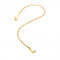 18ct Gold Plated Sterling Silver Letter L Pendant DP950Hot Diamonds x Jac JossaDP950