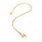 18ct Gold Plated Sterling Silver Letter M Pendant DP951Hot Diamonds x Jac JossaDP951