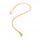18ct Gold Plated Sterling Silver Letter P Pendant DP954Hot Diamonds x Jac JossaDP954