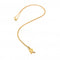 18ct Gold Plated Sterling Silver Letter R Pendant DP956Hot Diamonds x Jac JossaDP956