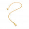 18ct Gold Plated Sterling Silver Letter S Pendant DP957Hot Diamonds x Jac JossaDP957