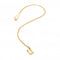18ct Gold Plated Sterling Silver Letter U Pendant DP959Hot Diamonds x Jac JossaDP959