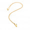 18ct Gold Plated Sterling Silver Letter V Pendant DP960Hot Diamonds x Jac JossaDP960