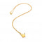 18ct Gold Plated Sterling Silver Letter W Pendant DP961Hot Diamonds x Jac JossaDP961