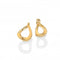 18ct Gold Plated Sterling Silver Soul Twist Earrings DE660Hot Diamonds x Jac JossaDE660