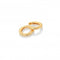 18ct Gold Plated Sterling Silver Spirit Hoop Earrings DE678Hot Diamonds x Jac JossaDE678