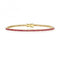 18ct Gold Ruby Bracelet BDQ200RGemstones JewelleryBDQ200R