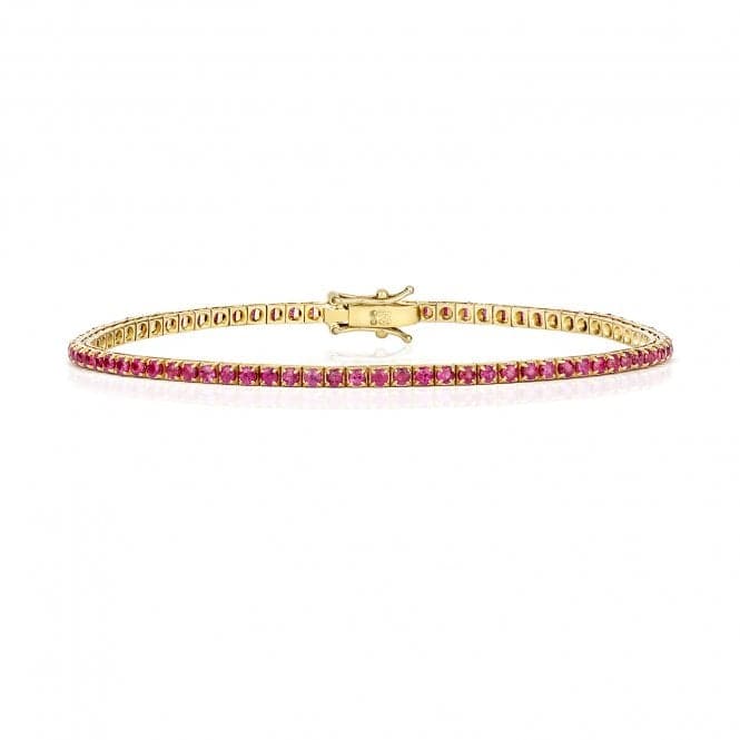 18ct Gold Ruby Bracelet BDQ200RGemstones JewelleryBDQ200R