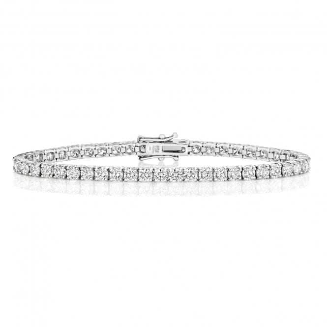 18ct Gold Tennis Bracelet BDQ715 H5Diamond JewelleryBDQ715W/GH5