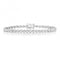 18ct Gold Tennis Rubover Bracelet BDQ720 H6Diamond JewelleryBDQ720W/GH6