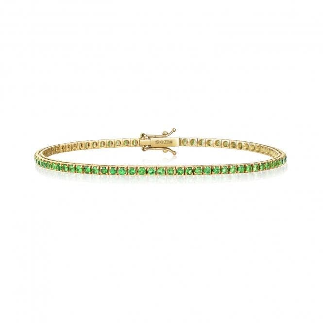 18ct Gold Tsavorite Bracelet BDQ200TGemstones JewelleryBDQ200T