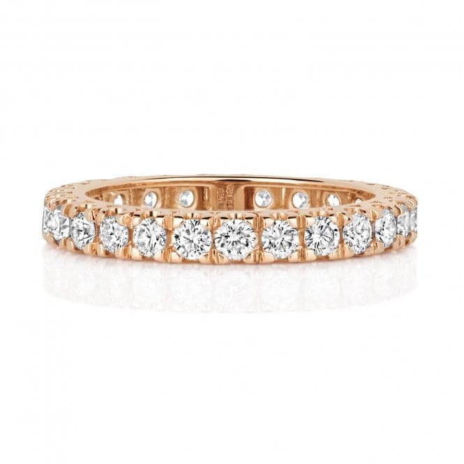 18ct Rose Gold Diamond Eternity Ring WQ260RWedding BandsWQ260R/K
