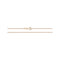 18ct Rose Gold Wheat Round Chain CQ436RAcotis Gold JewelleryCQ436R/16