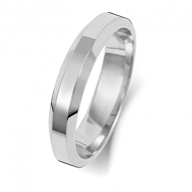 18ct Wedding Bevelled Edge Ring WQ144WHWedding BandsWQ144WH/J