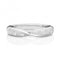 18ct White Gold Crossover Band Ring WQ244W/IWedding BandsWQ244W/J