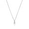 18ct White Gold Diamond 3 Claw Necklace NDQ147WDiamond JewelleryNDQ147W