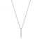 18ct White Gold Diamond Bar Necklace NDQ124WDiamond JewelleryNDQ124W
