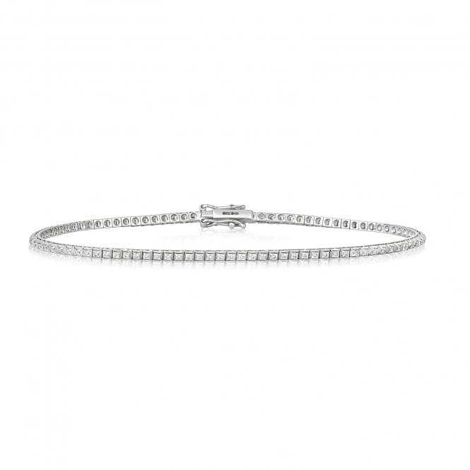 18ct White Gold Diamond Bracelet BDQ180WDiamond JewelleryBDQ180W