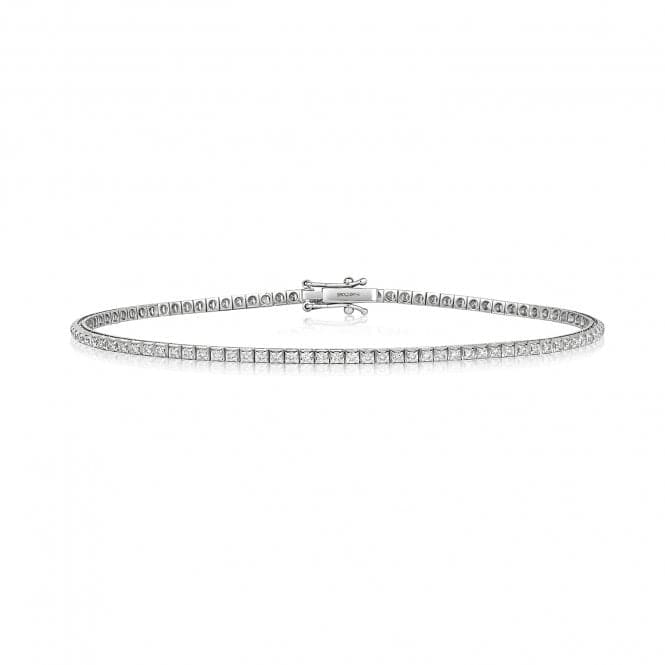 18ct White Gold Diamond Bracelet BDQ181WDiamond JewelleryBDQ181W