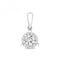 18ct White Gold Diamond Brilliant 3 Claw Pendant PDQ152WDiamond JewelleryPDQ152W