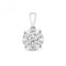 18ct White Gold Diamond Brilliant Pendant PDQ147WDiamond JewelleryPDQ147W