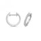18ct White Gold Diamond Hoop 14mm Earrings EDQ329WDiamond JewelleryEDQ329W