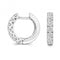 18ct White Gold Diamond Hoop Earrings 15mm EDQ312WDiamond JewelleryEDQ312W