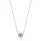 18ct White Gold Diamond Large Clover 16/17Inch Necklace NDQ118WDiamond JewelleryNDQ118W