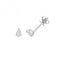 18ct White Gold Diamond Pear Shape Earring Studs EDQ354WDiamond JewelleryEDQ354W
