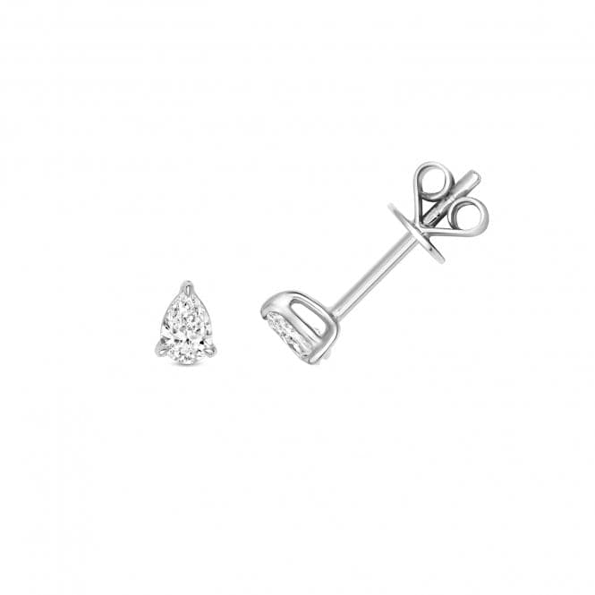 18ct White Gold Diamond Pear Shape Earring Studs EDQ354WDiamond JewelleryEDQ354W