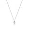 18ct White Gold Diamond Rubover Necklace NDQ152WDiamond JewelleryNDQ152W