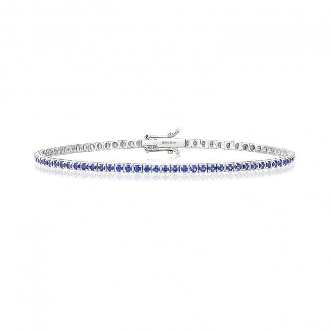 18ct White Gold Sapphire Bracelet BDQ200WSGemstones JewelleryBDQ200WS