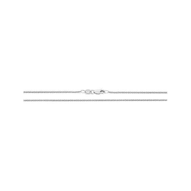 18ct White Gold Spiga Chain CQ429WAcotis Gold JewelleryCQ429W/16