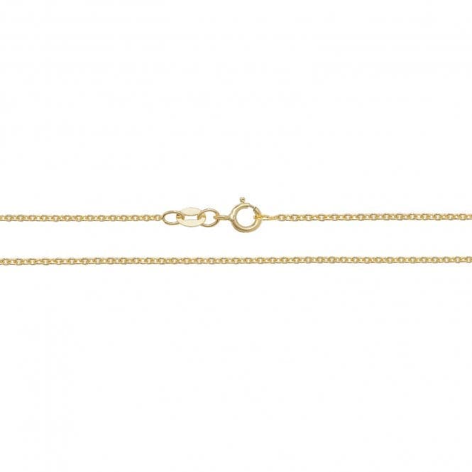 18ct Yellow Gold Cable Chain CQ431Acotis Gold JewelleryCQ431/20