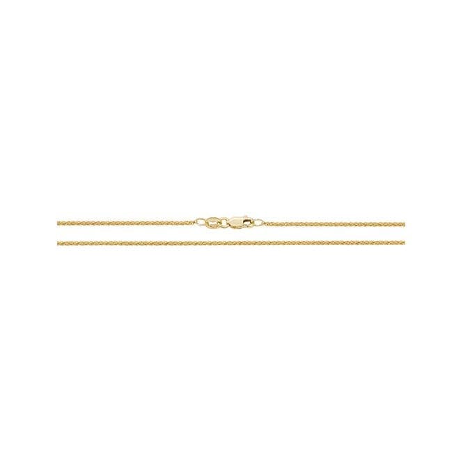 18ct Yellow Gold Spiga Chain CQ429Acotis Gold JewelleryCQ429/16