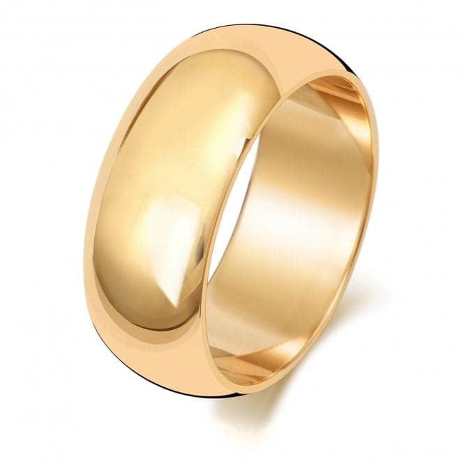 18K D Shape 8mm - 1.25 Wedding Ring WQ108LWedding BandsWQ108L/O